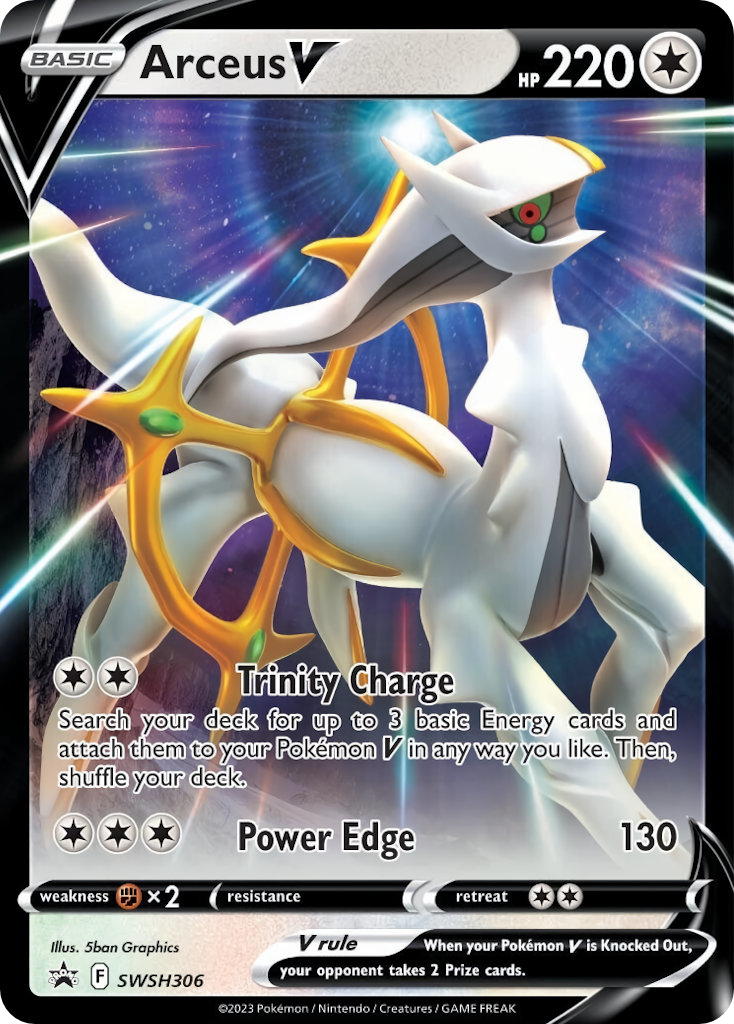 Sword & Shield Promo’s Arceus V #306